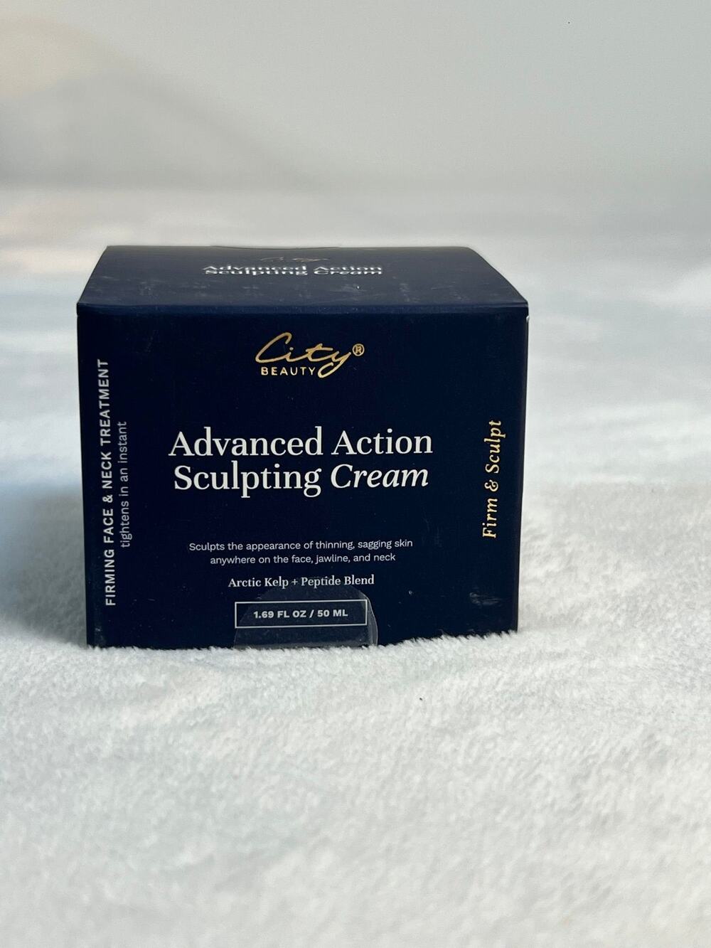 City Beauty Advanced Action Sculpting Cream Firms Face Neck 1.69 fl oz $70 MSRP